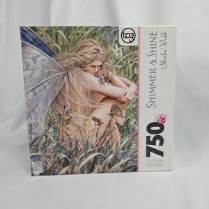 New Sealed Sure-Lox Shimmer & Shine "Field of Dreams" Sheila Wolk 750 pc puzzle